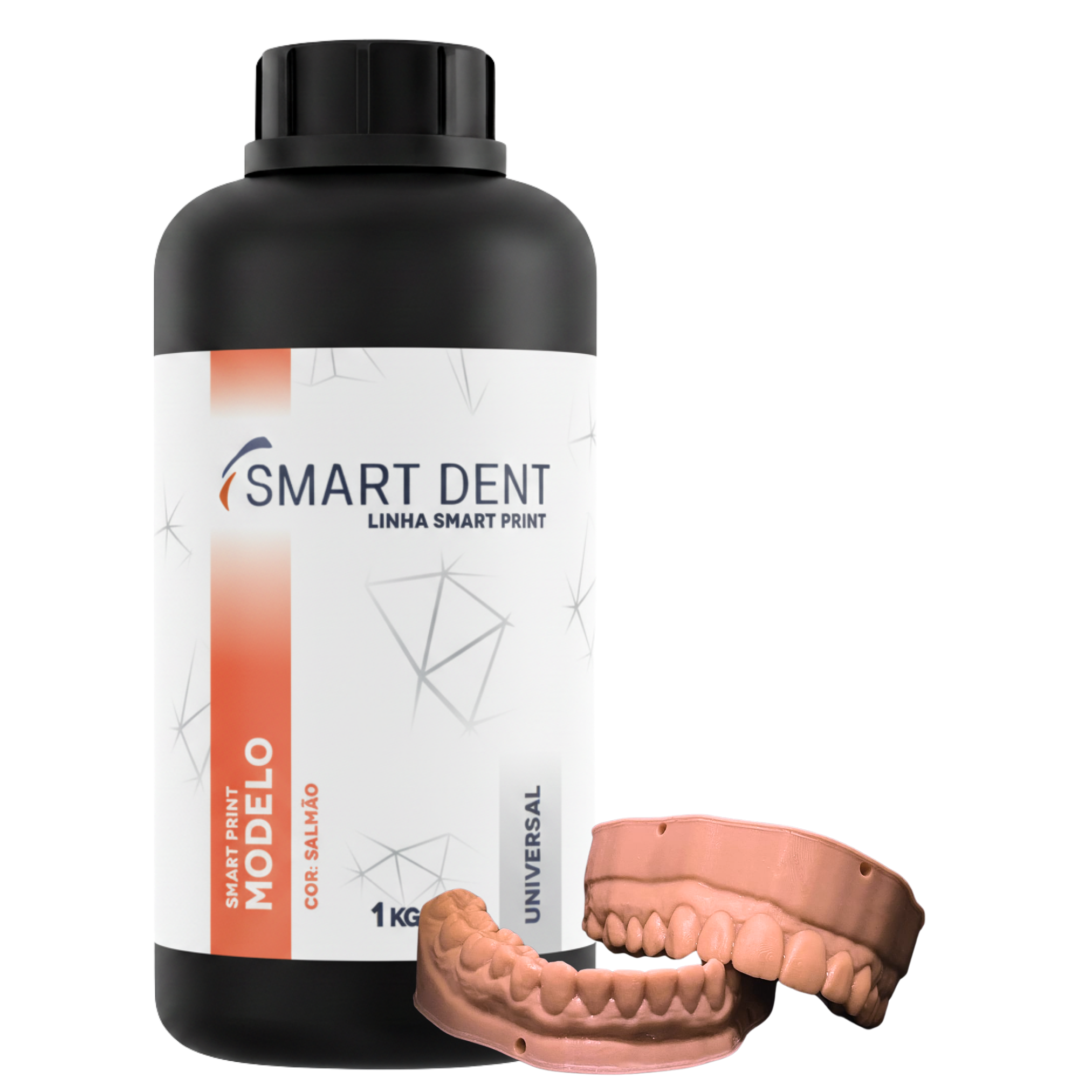 Resina 3D Smart Print Modelo Universal (Salmón)