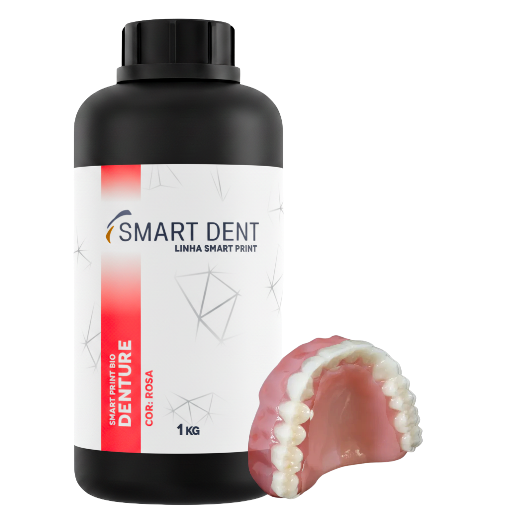 Resina 3D Smart Print Bio Denture Translúcida
