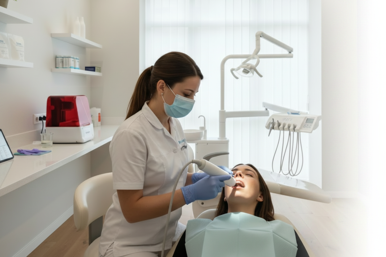 Impressão 3D Odontológica: Placa e Restaurações dentais definitivas