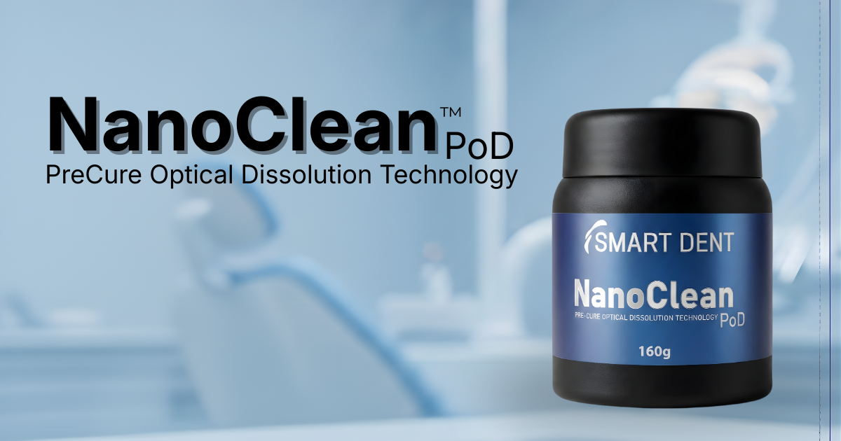 NanoClean PoD PreCure Optical Dissolution Technology ™