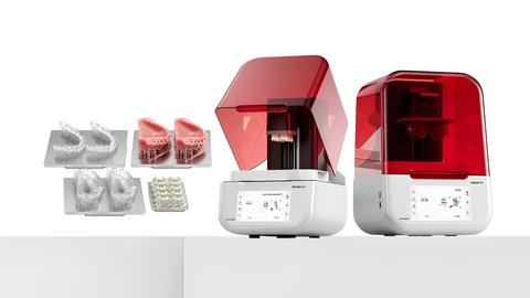 solución integrada de Rayshape Edge Mini, Resina 3D Smart Print Bio Vitality y NanoClean PoD™, RayShape ShapeCure V